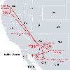 Thumbnail of juvenile 36190's migration map