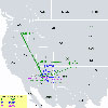 Thumbnail of juvenile 40002's migration map